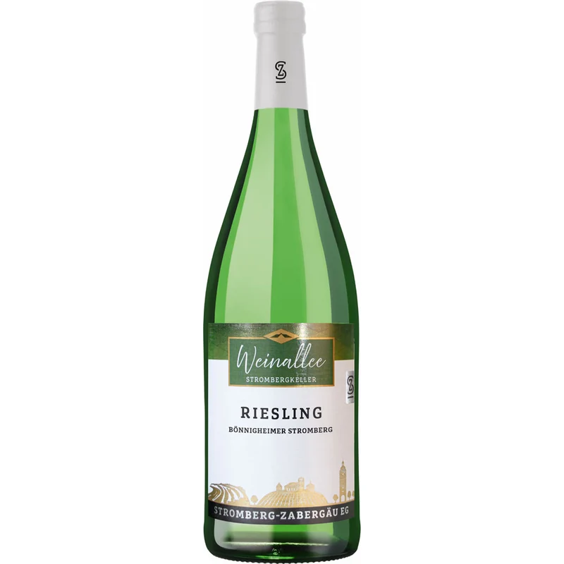 Weingärtner Stromberg-Zabergäu Bönnigheimer Stromberg Riesling QbA lieblich 12x 1 Liter (MEHRWEG)