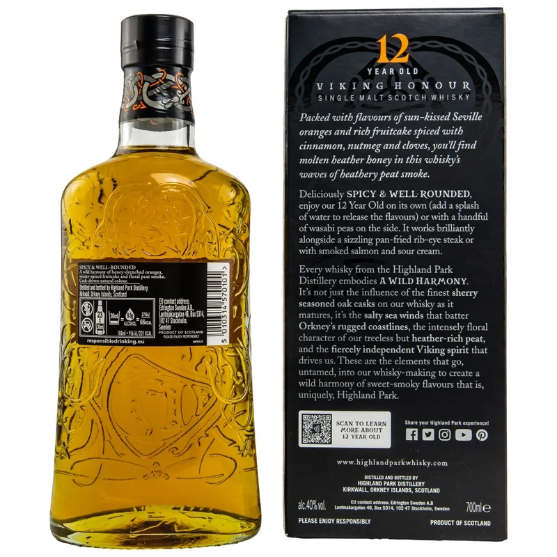 Highland Park 12 Jahre Viking Honour 40% 0,7l