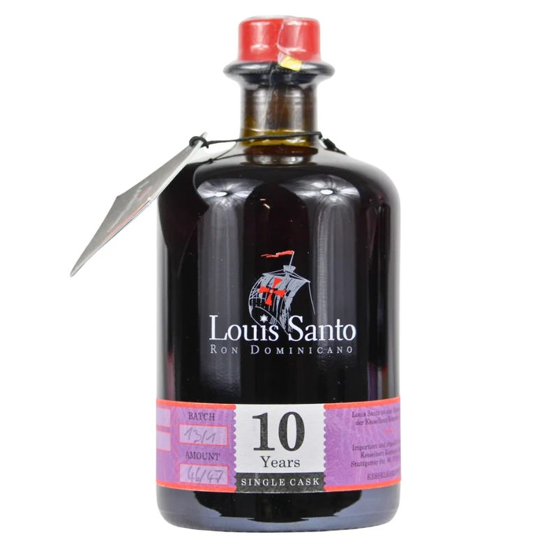 Louis Santo 10 Jahre Single Cask Rum Cream Sherry 57,8% 0,5l