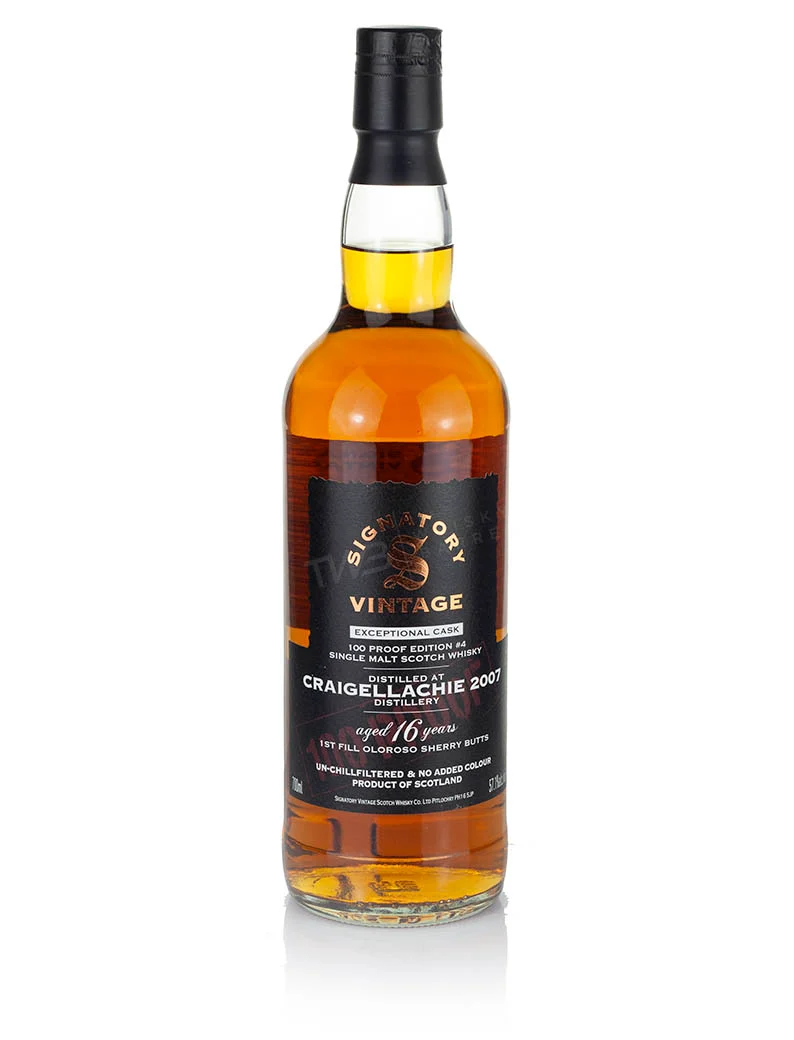 Craigellachie 16 Year Old 2007 Signatory Exceptional Cask Edition #4