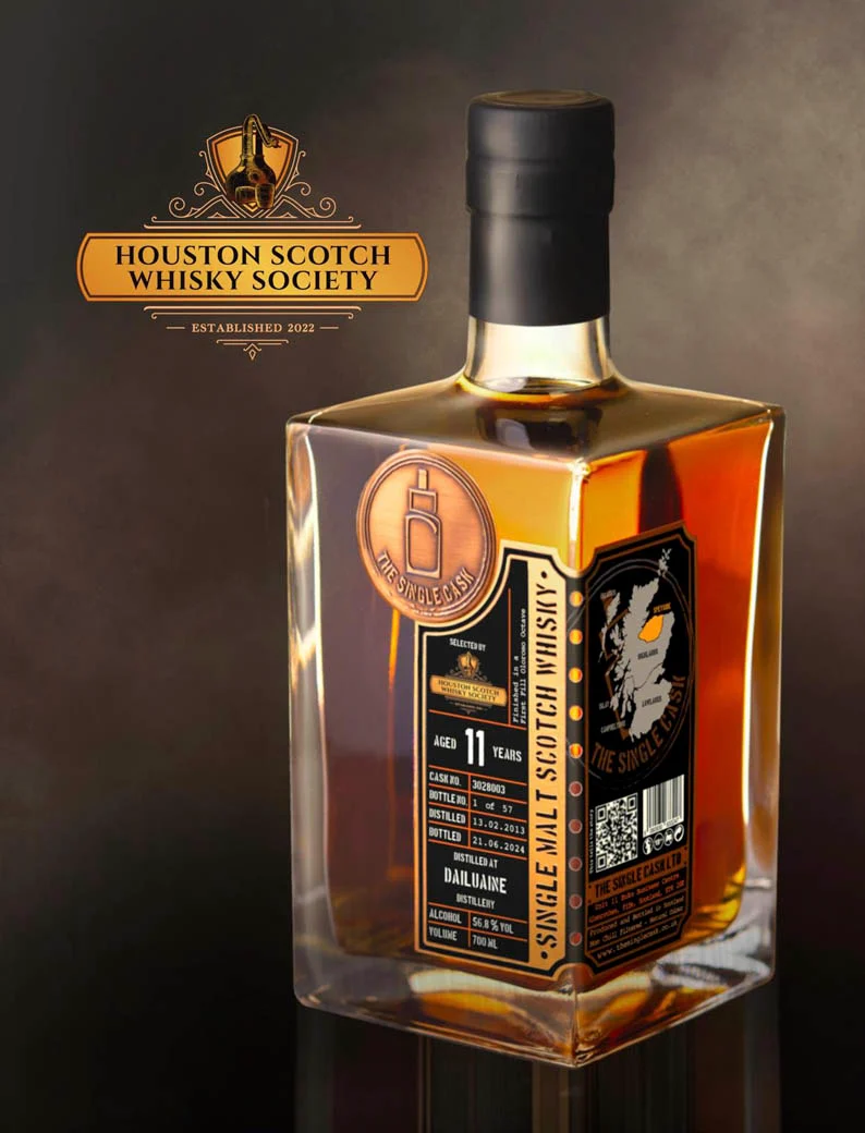 Dailuaine 11 Year Old 2013 TSC for Houston Scotch Whisky Society