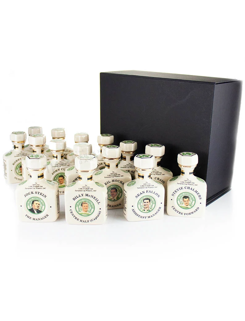 Blended Scotch Celtic FC European Cup Winners 1967 Team Set