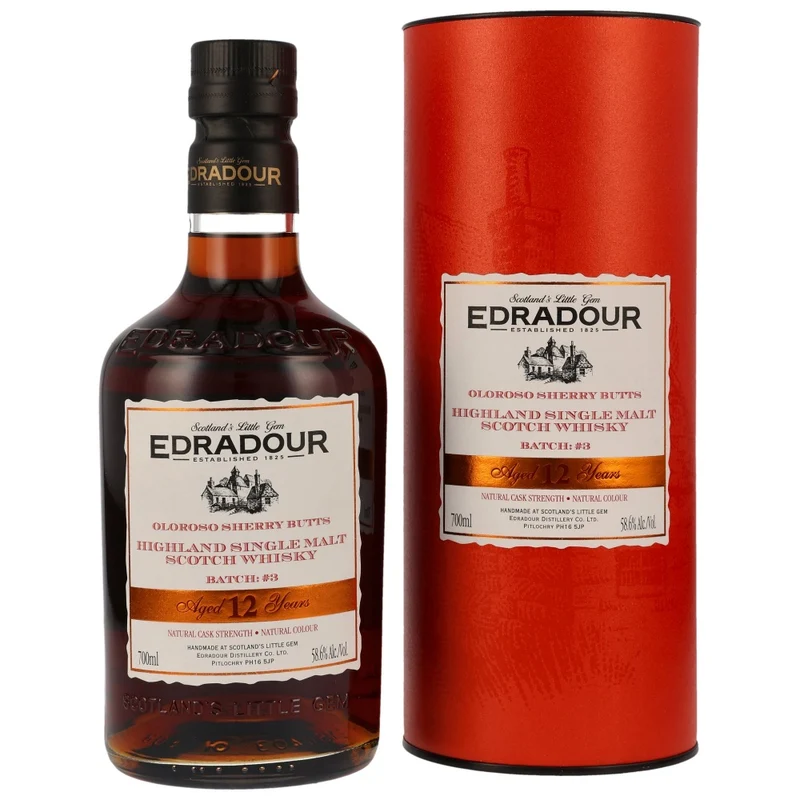 Edradour 12 Jahre Cask Strength Batch #3 58,6% 0,7l