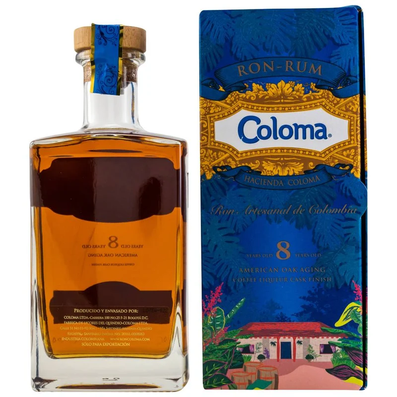 Coloma Rum 8 Jahre Columbia 40% 0,7l