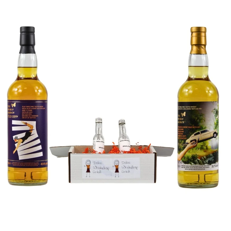 The Whisky Agency Secret Islay Sampleset 50,3% 2x4cl