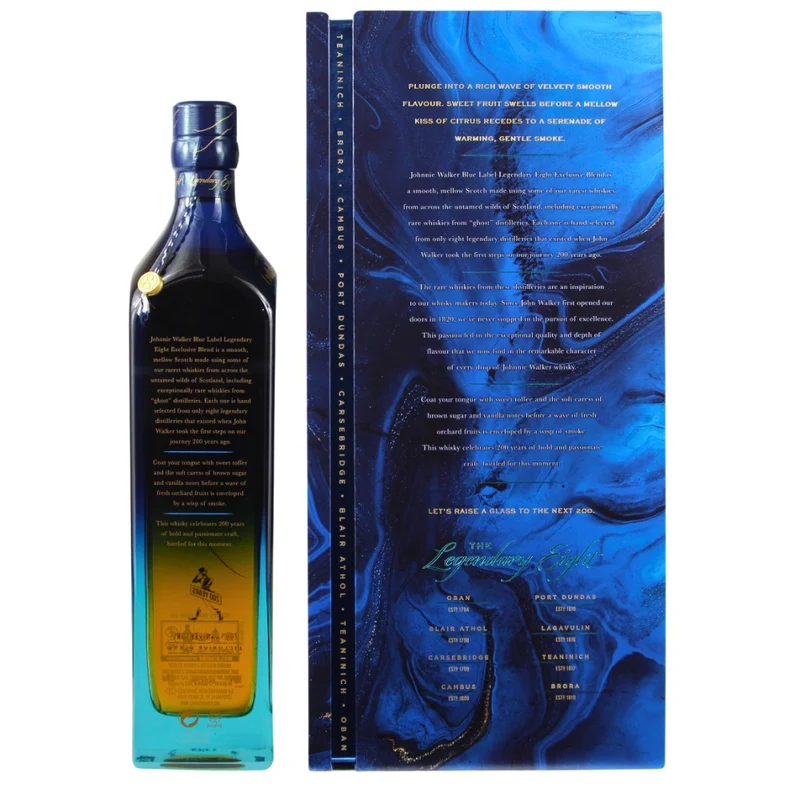 Johnnie Walker Blue Label Legendary Eight 200th Anniversary 43,8% 0,7l