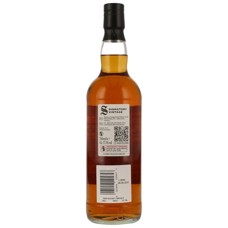 Secret Orkney 14 Jahre 100 Proof Edition #15 57,1% 0,7l