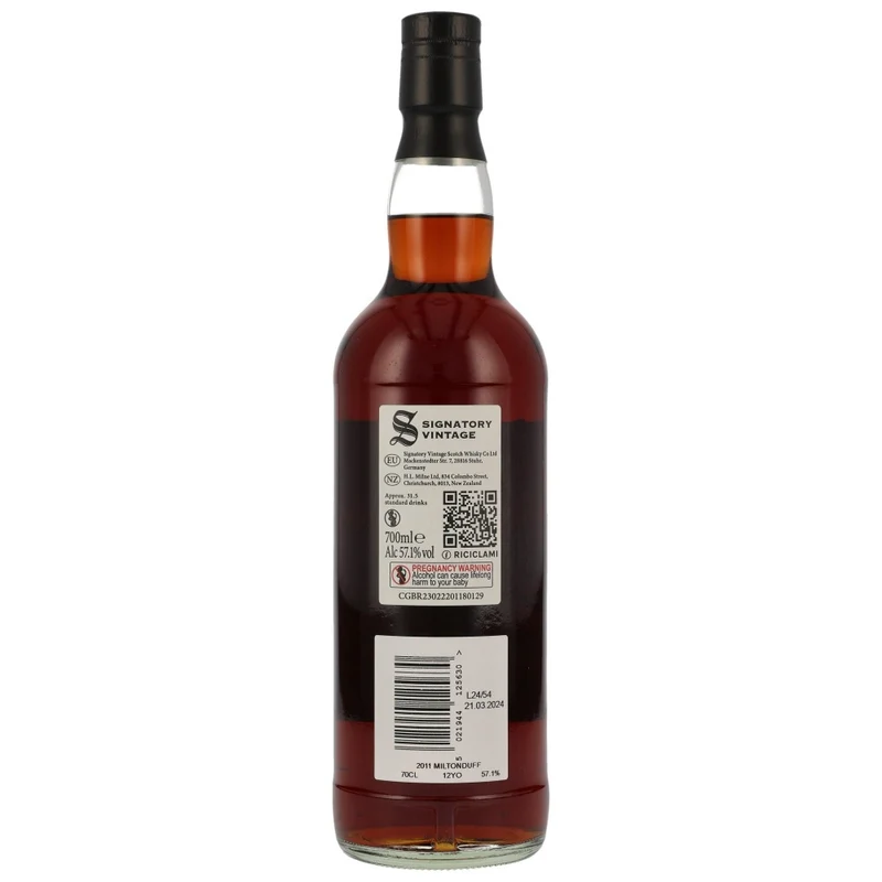 Miltonduff 12 Jahre 100 Proof Edition #14 SV 57,1% 0,7l
