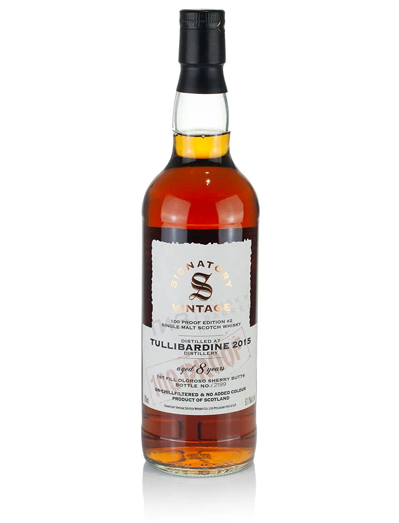 Tullibardine 8 Year Old 2015 Signatory 100-Proof Edition #2