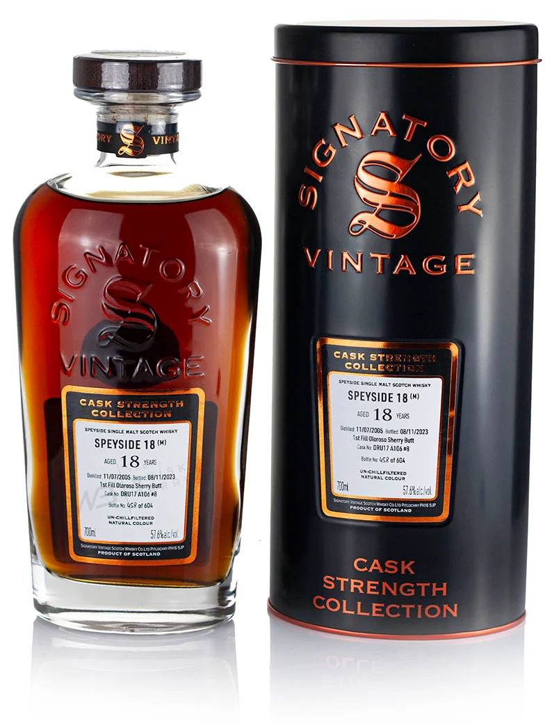 Mystery Malt (Speyside M) 18 Year Old 2005 Signatory Cask Strength