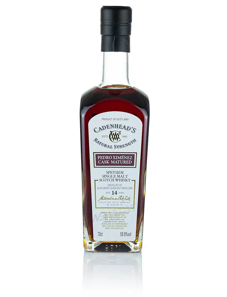 Glen Grant 14 Year Old 2009 Cadenhead's Pedro Ximénez Cask (2023)