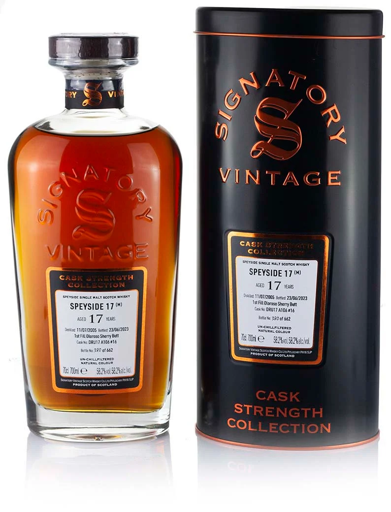 Mystery Malt (Speyside M) 17 Year Old 2005 Signatory Cask Strength