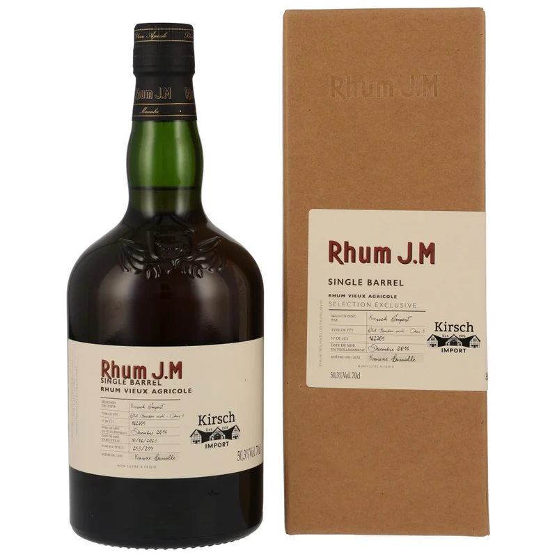 Rhum J.M 2014/2023 Single Barrel #162705 Germany Exclusive 50,3% 0,7l
