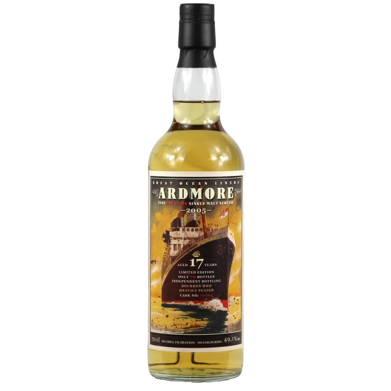 Ardmore 17 Jahre Great Ocean Liners Jack Wiebers Cask #10064 49,1% 0,7l