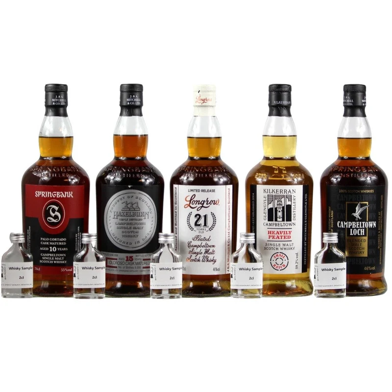 Springbank 10 Palo Cortado Campbeltown Sampleset 52,4% 5x2cl