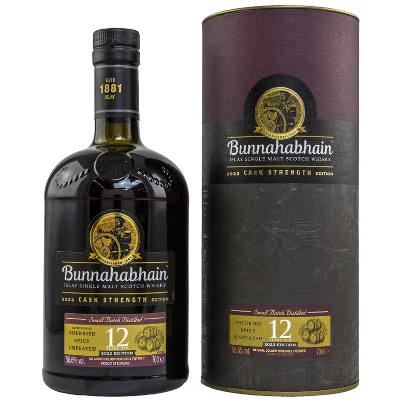 Bunnahabhain 12 Jahre Cask Strength 2023 60,1% 0,7l