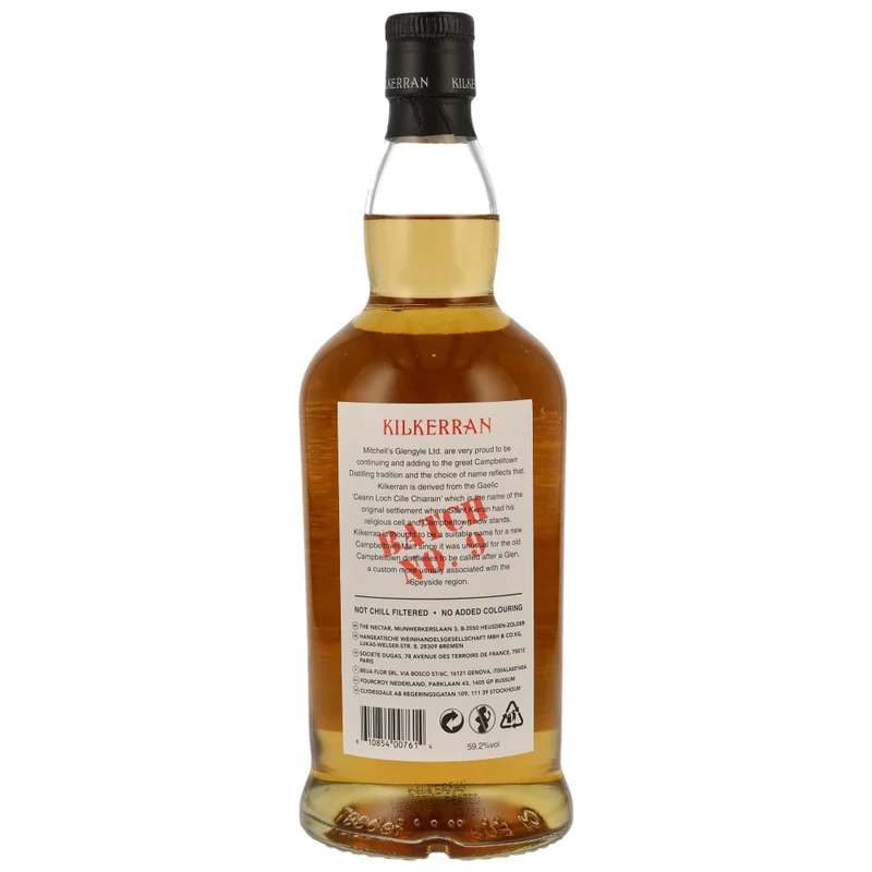 Kilkerran Heavily Peated Batch 9 59,2% 0,7l