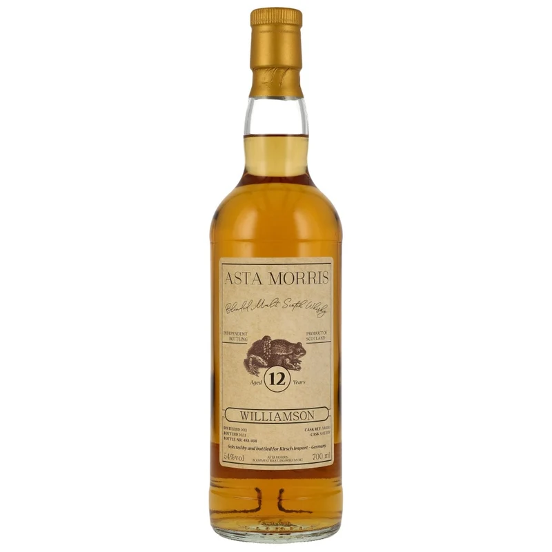 Williamson 12 Jahre Germany Exclusive Asta Morris Cask #AM081 54% 0,7l