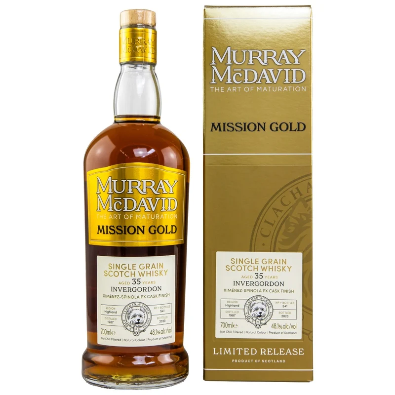 Invergordon 35 Jahre Single Grain Murray McDavid 48,1% 0,7l