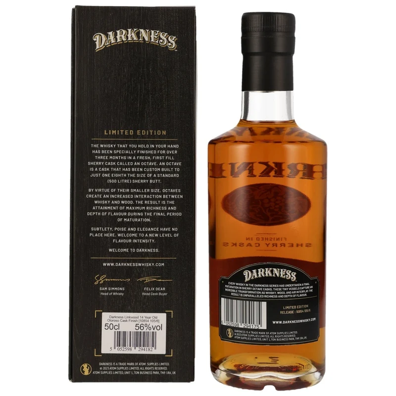 Linkwood 14 Jahre Darkness Oloroso Cask 56% 0,5l