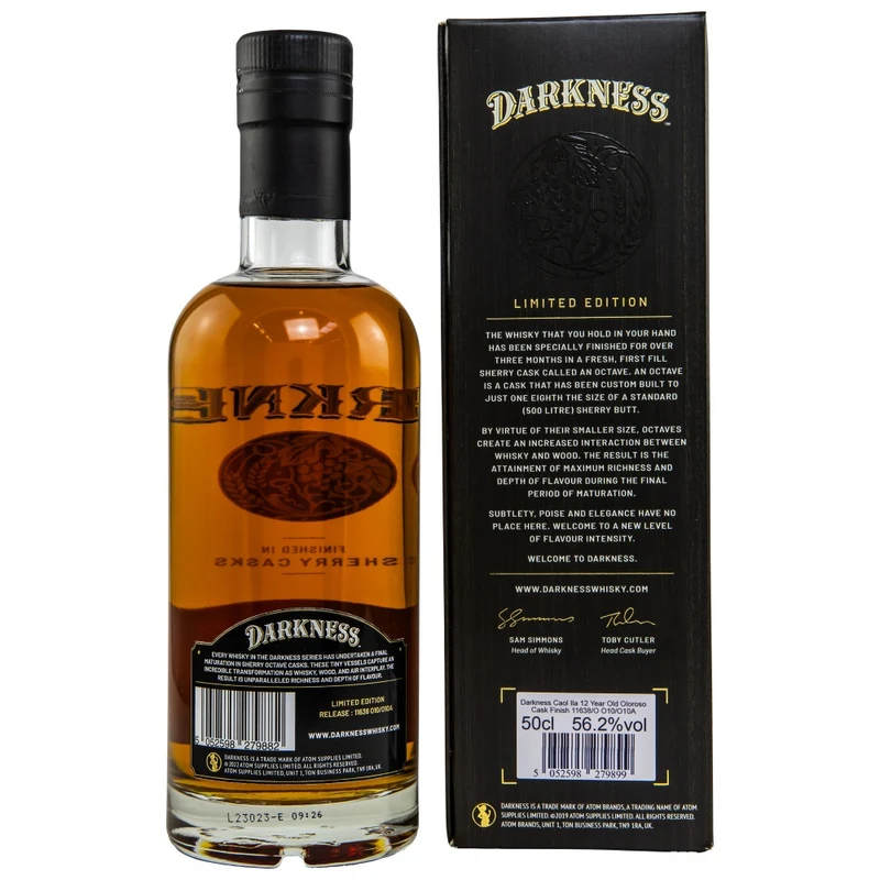 Caol Ila 12 Jahre Darkness Oloroso Cask 56,2% 0,5l