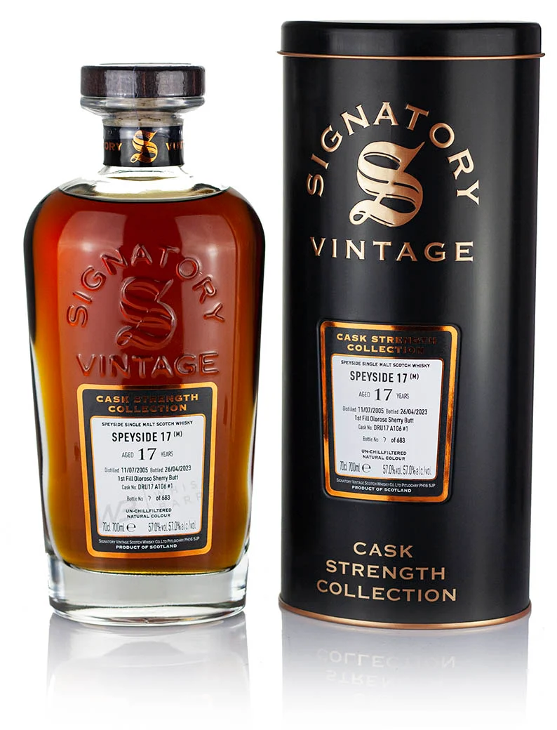 Mystery Malt (Speyside M) 17 Year Old 2005 Signatory Cask Strength