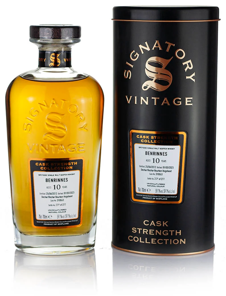 Benrinnes 10 Year Old 2012 Signatory Cask Strength