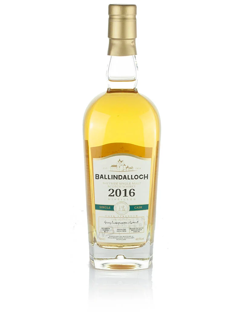 Ballindalloch 8 Year Old 2016 Single Bourbon Cask UK Exclusive