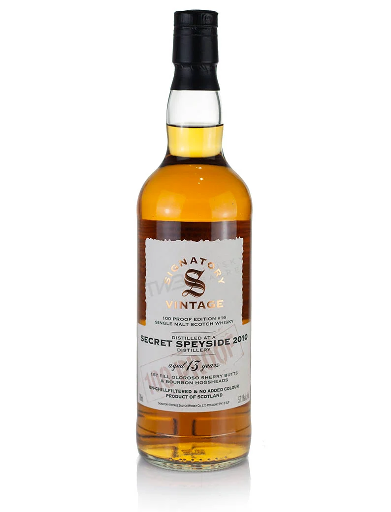 Mystery Malt Speyside 13 Year Old 2010 Signatory 100-Proof Edition #16
