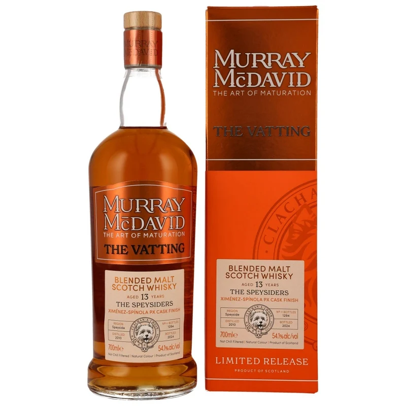 The Speysiders 13 Jahre 2010/2024 The Vatting Murray McDavid 54,1% 0,7l
