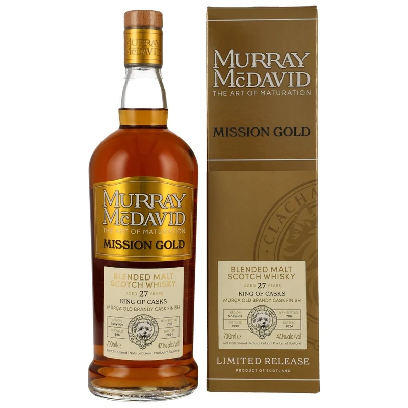 King of Casks 27 Jahre 1996/2024 Murca Old Brandy Cask MMD 47,1% 0,7l