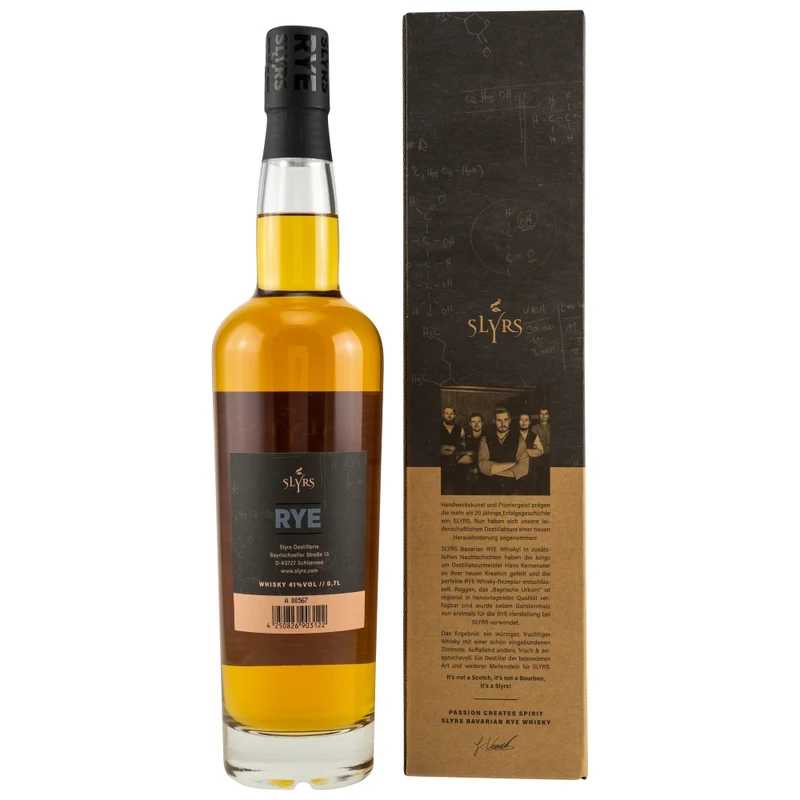 Slyrs Bavarian Rye Whisky 41% 0,7l