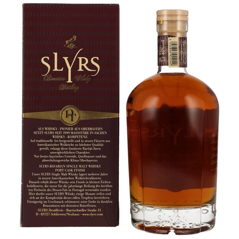 Slyrs Port Cask Finish Single Malt Whisky 46% 0,7l