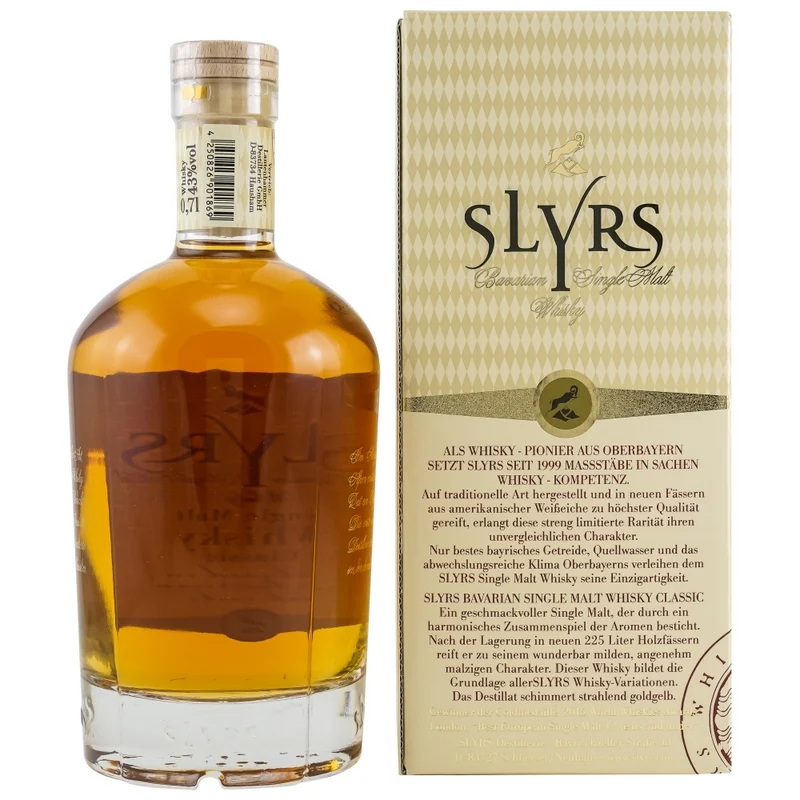 Slyrs Single Malt Whisky Classic 43% 0,7l