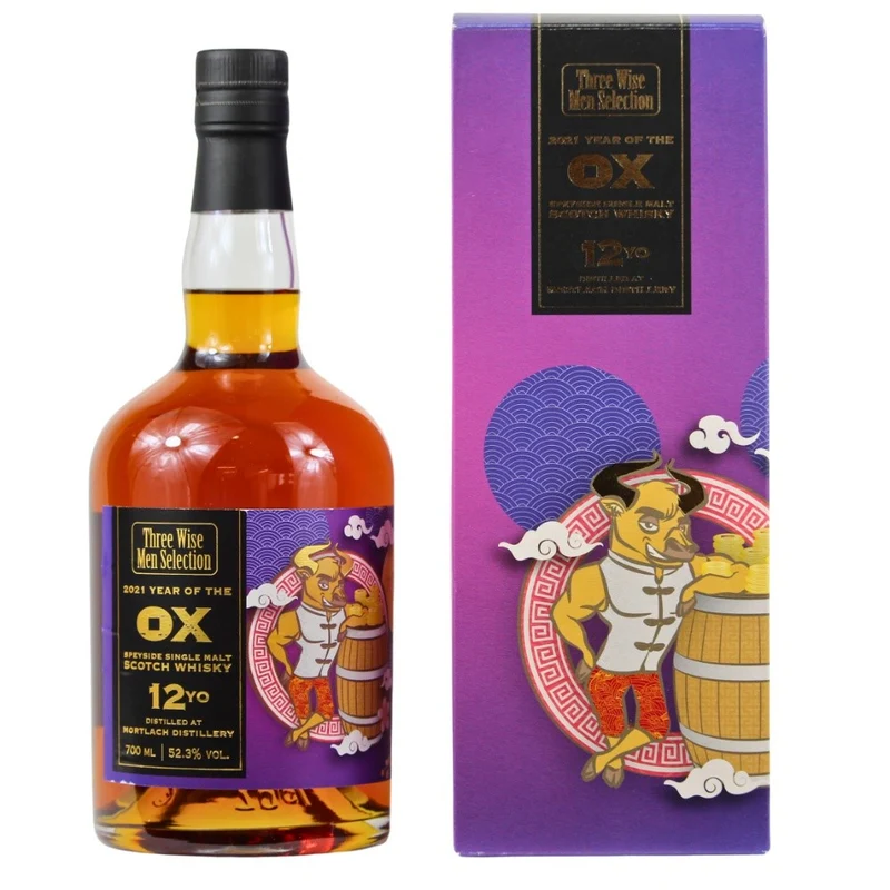 Mortlach 12 Jahre 2021 Year of the OX Three Wise Men Selection 52,3% 0,7l