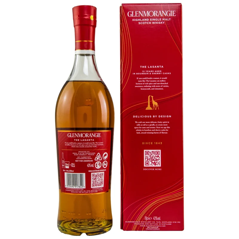 Glenmorangie 12 Jahre The Lasanta 43% 0,7l