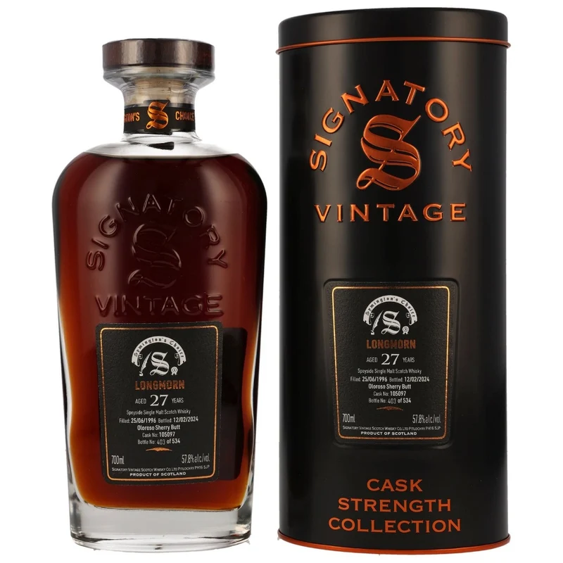 Longmorn 27 Jahre Symington's Choice SV Sherry Butt #105097 57,8% 0,7l