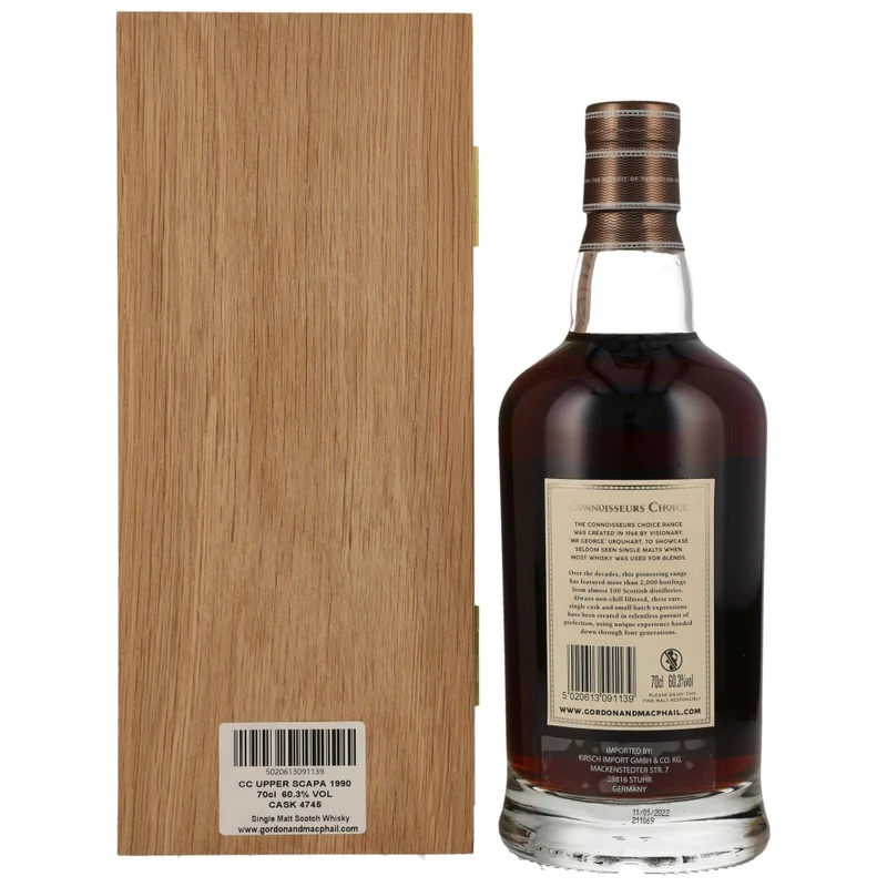 Scapa 31 Jahre 1990/2022 Connoisseurs Choice G&M #4745 60,3% 0,7l
