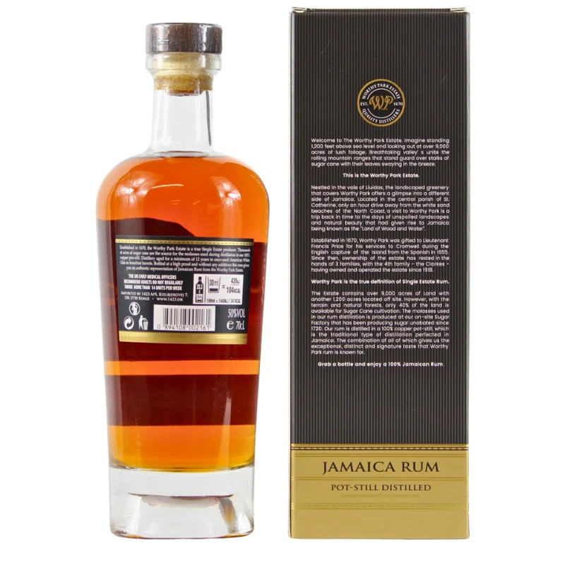 Worthy Park 12 Jahre Jamaica Rum 50% 0,7l