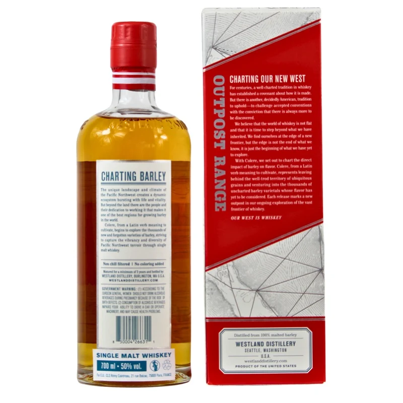 Westland Colere 2nd Edition American Single Malt Whisky 50% 0,7l