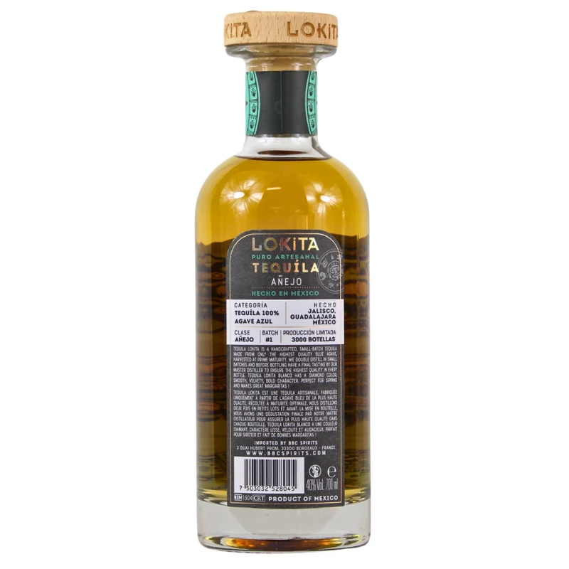 Lokita Tequila Anejo 100% De Agave 40% 0,7l