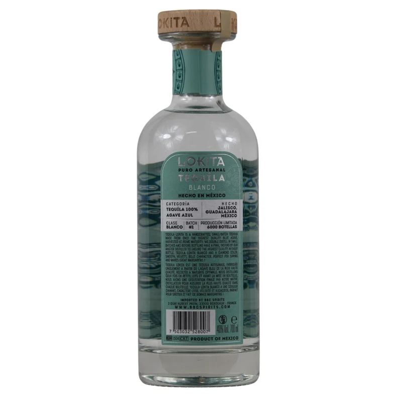 Lokita Tequila Blanco 100% De Agave 40% 0,7l