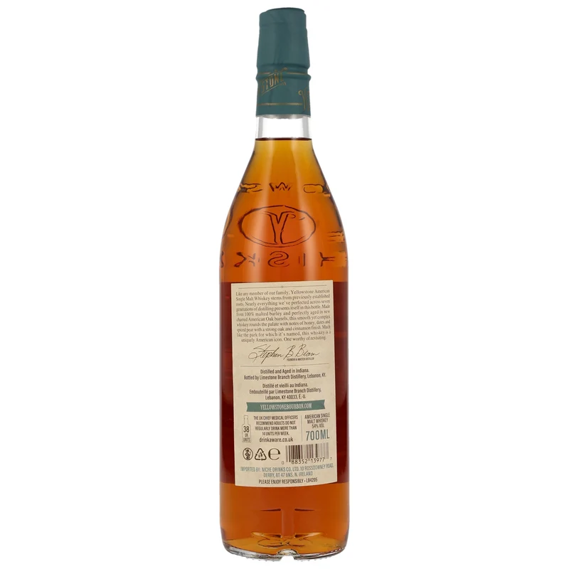 Yellowstone American Single Malt Whiskey 54% 0,7l