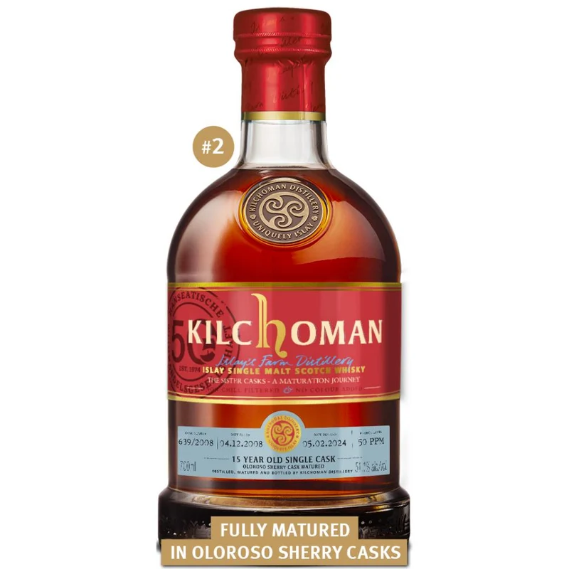 Kilchoman 2008/2024 Oloroso Sherry Sister Cask 2 639/2008 51,1% 0,7l