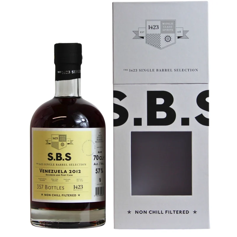 SBS Venezuela Rum 12 Jahre 2012/2024 Single Barrel Selection 57% 0,7l