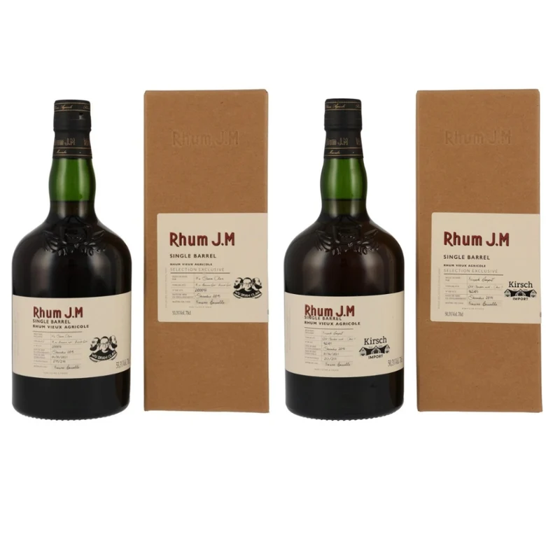Rhum J.M Bundle Single Barrel Martinique Rhum ~51,8% 2x0,7l