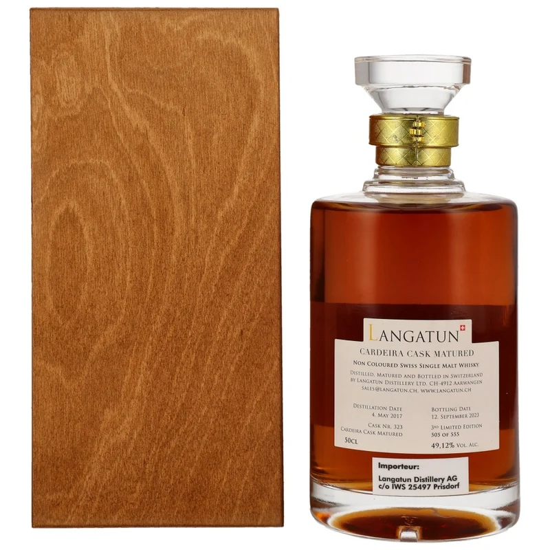 Langatun Cardeira Single Cask Swiss Single Malt Cask #323 49,12% 0,5l