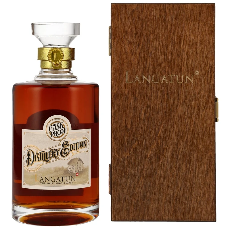 Langatun Cask Proof Distillery Edition Swiss Single Malt 61,9% 0,5l