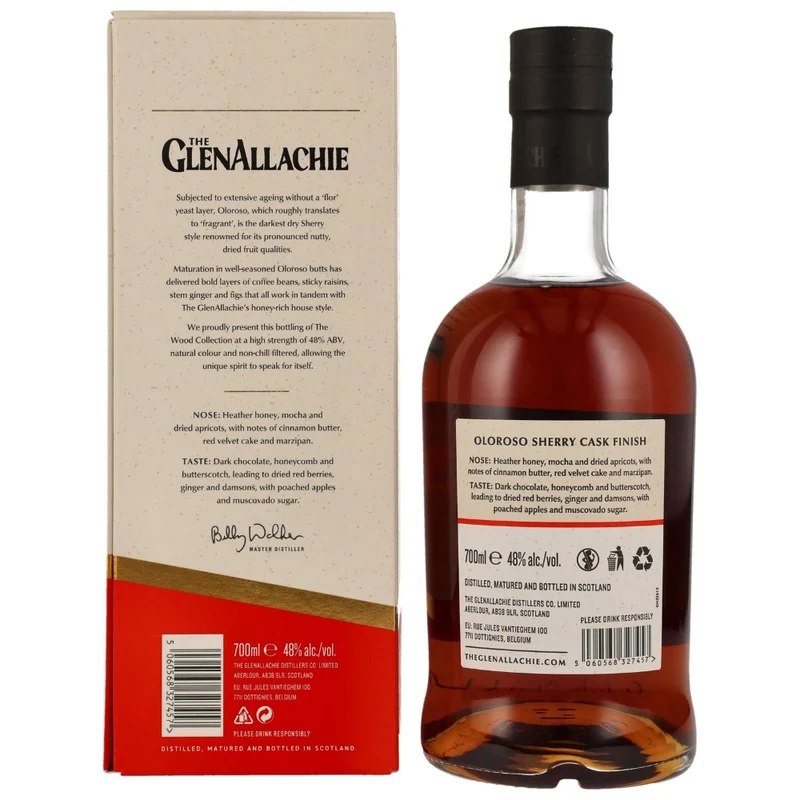 GlenAllachie 9 Jahre The Wood Collection Oloroso Sherry Finish 48% 0,7l
