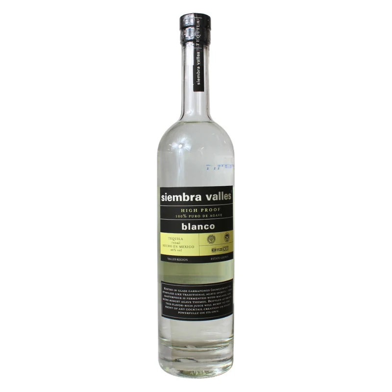 Siembra Valles Tequila Blanco High Proof 48% 0,7l